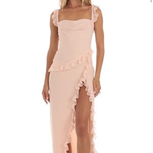 Lucy in the Sky Peach Dress
